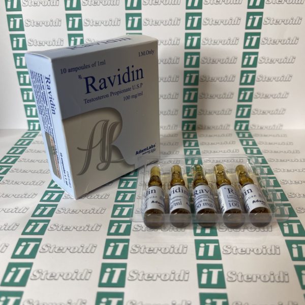 Ravidin Testosterone Propionate U.S.P. 100 mg AdamLabs scaled